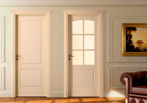 Межкомнатная глухая дверь и дверь со стеклом Classic Ghizzi Benatti antique 2b inglese