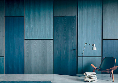 Стеновые панели и межкомнатная дверь Boiserie Lualdi Porte layer london