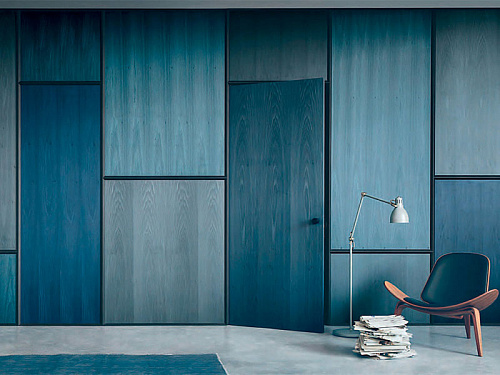 Стеновые панели и межкомнатная дверь Boiserie Lualdi Porte layer london