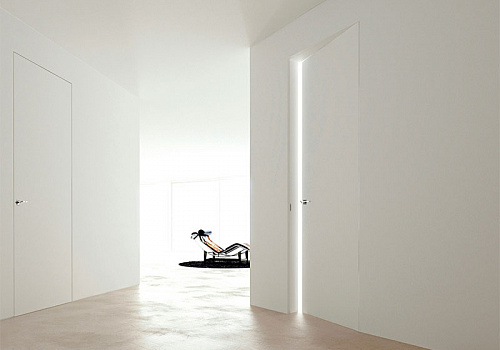 Дверь для внутренних помещений со скрытой рамой Linear- Zero design ghizzi benatti
