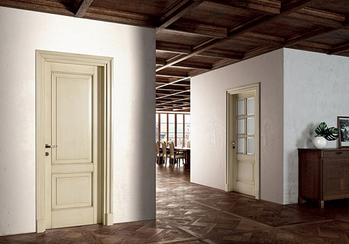 Межкомнатная глухая дверь и дверь со стеклом Classic Ghizzi Benatti firenze tuscany arno 6f tuscany