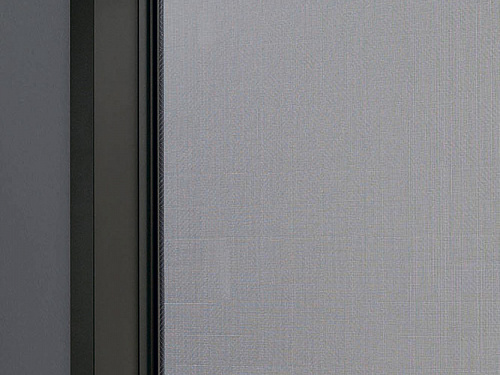 Фрагмент 1 м/к двери L7 со стеклом "сеточка"