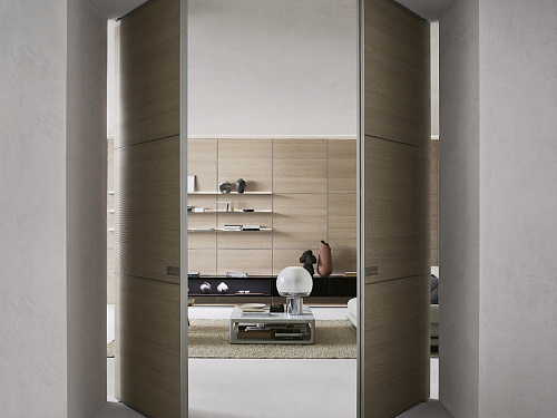 Structure 304 platino, door panel 701 rovere taiga